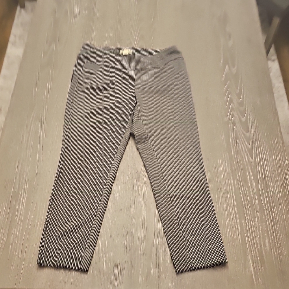 Cooper & Ella Black and White Cropped Pants